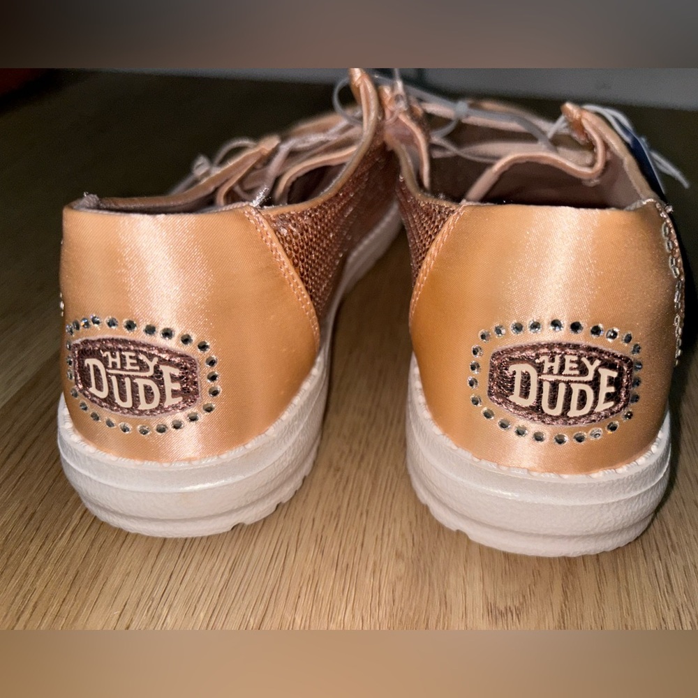 Sz. 10 Hey DUDE Wendy Disco Sequin shoes - Picture 5 of 9